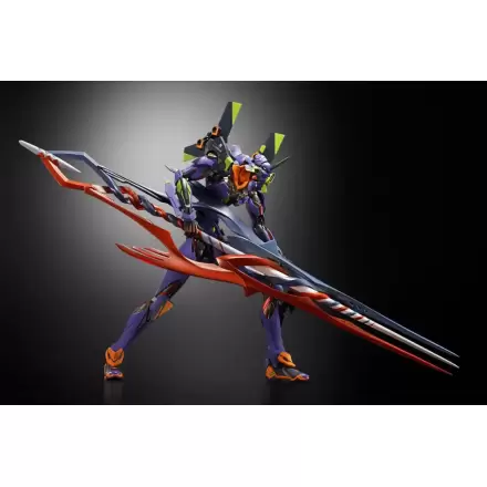 Neon Genesis Evangelion Metal Build Figurina de actiune Eva Test Type-01 30th with the Spear of Gaius 22 cm poza produsului
