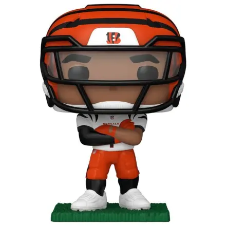 NFL Funko POP! Figurina de vinil : Bengals- Ja'Marr Chase (clear visor) 9 cm poza produsului