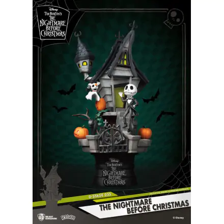 Nightmare before Christmas D-Stage PVC Diorama Casa Bântuită a lui Jack 15 cm poza produsului