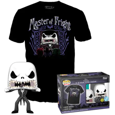 Nightmare Before Christmas Jack Skellington Funko POP figurină & tricou box Exkluzív termékfotója