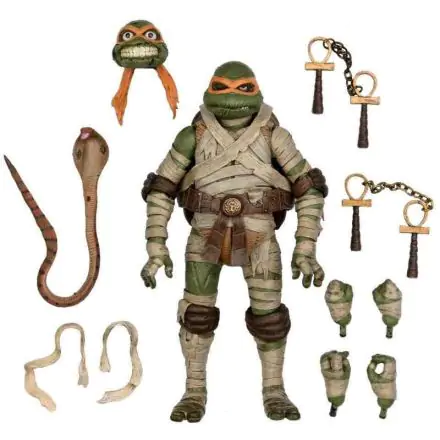 Figurina suprema Ninja Turtles as the Mummy Michelangelo 18cm poza produsului