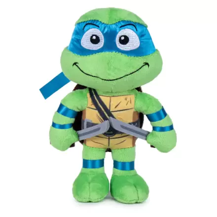 Ninja Turtles Mutant Mayhem Leonardo pluș jucărie 21cm termékfotója