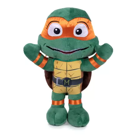 Ninja Turtles Mutant Mayhem Michelangelo jucărie de pluș 21cm termékfotója