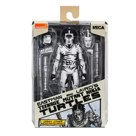Figurină Ninja Turtles Teenage Mutant Casey Jones Alb-Negru 18cm poza produsului