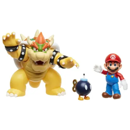 Nintendo Super Mario Bowser Vs Super Mario Set Special poza produsului