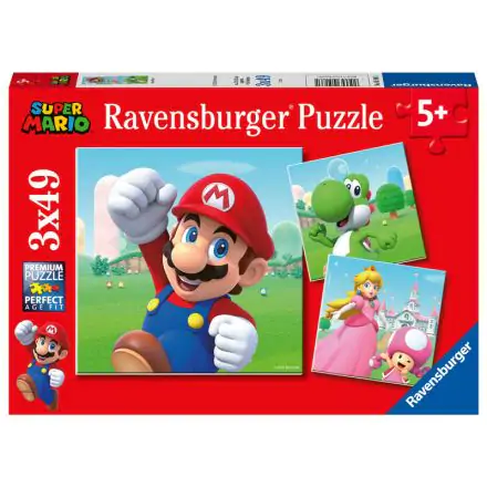 Nintendo Super Mario Bros puzzle 3x49 de piese poza produsului