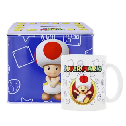 Nintendo Super Mario Bros Toad Cană + Set Pușculiță termékfotója