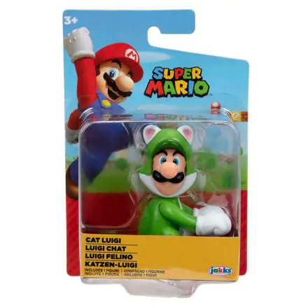 Figurină Nintendo Super Mario Cat Luigi 6,5cm termékfotója