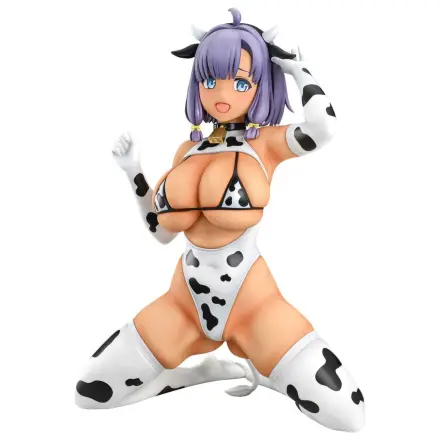 Nukitashi The Animation statuie din PVC 1/5 Misaki Hotori Cow print costume Tanned Ver. 22 cm poza produsului