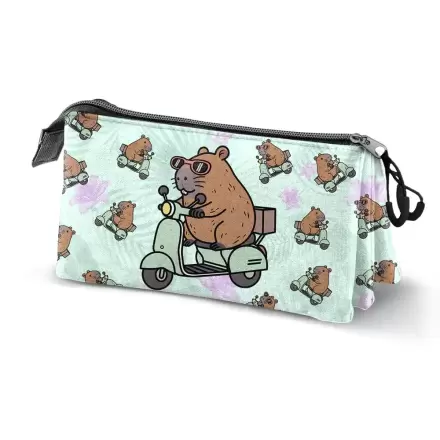 Oh My Pop! Capybara etui triplu pentru creioane poza produsului