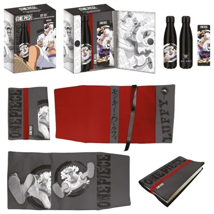 One Piece Sticla de Otel, Autocolant, Set Cadou Husa de Carte Luffy poza produsului