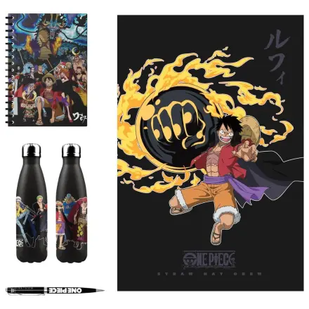 One Piece Sticlă de aluminiu, Caiet, Pătură, Set Cadou Pix poza produsului
