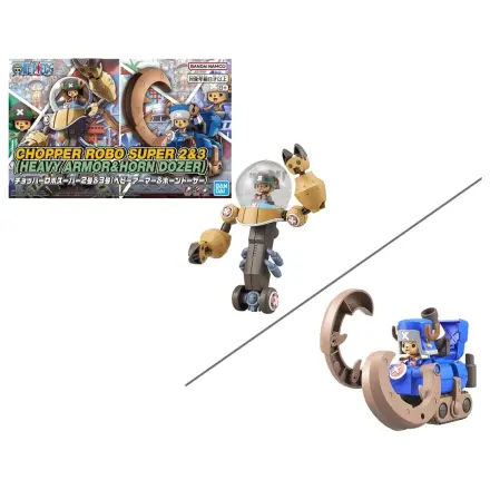 One Piece: Chopper Robo Super 2&3 Heavy Armor & Horn Dozer - Kit de model poza produsului