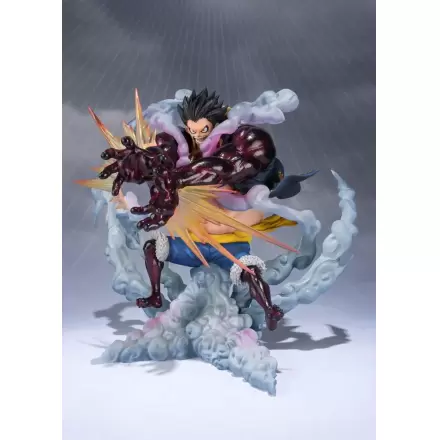 One Piece FiguartsZERO PVC Statuie Monkey D. Luffy Gear 4 Leo Bazooka Reissue 18 cm poza produsului