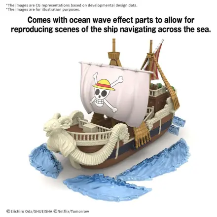 One Piece Grand Ship Collection Netflix Going Merry model kit figurina poza produsului