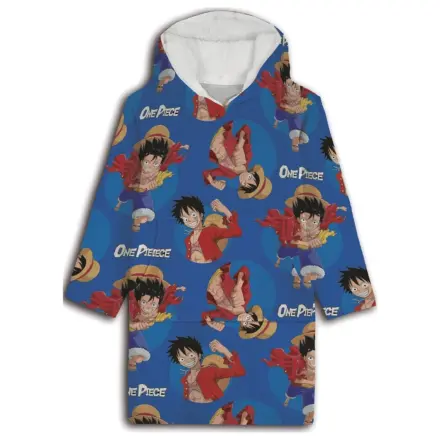 One Piece Pătura tip Pluș purtabilă din Fleece, Poncho pentru 7-14 Ani poza produsului