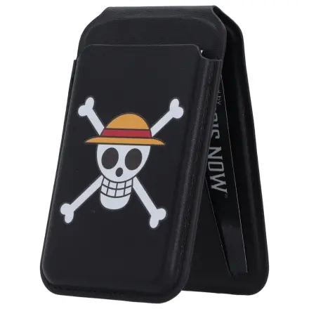 One Piece suport card Luffy Jolly Roger negru 10 cm poza produsului
