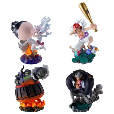 Set 4 figurine One Piece Logbox Re Birth Egghead Petitrama 9 cm poza produsului