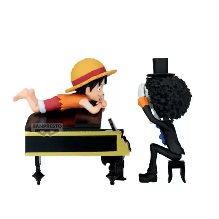 Figurină One Piece Luffy & Brook Word Collectable Stories 8cm poza produsului