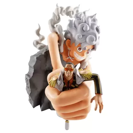 One Piece Monkey D Luffy Gear 5 vs Borsalino Burst of Energy figurina Ichibansho 22 cm poza produsului