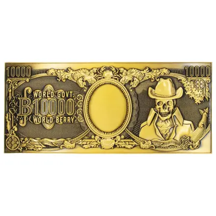 One Piece Replica 10,000 World Berry Metal Banknote 6 x 15 cm poza produsului