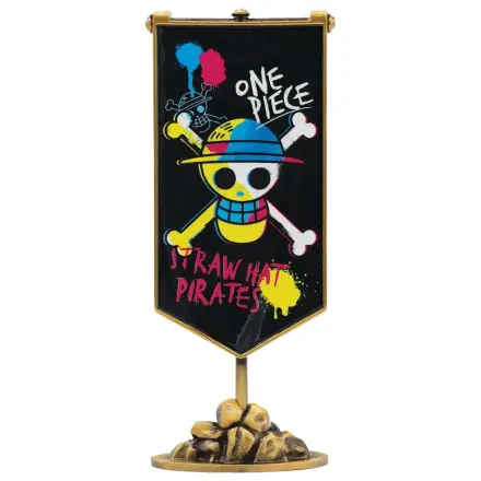 One Piece Replica Straw Hat Pirates Metal Banner 11 x 6 cm poza produsului