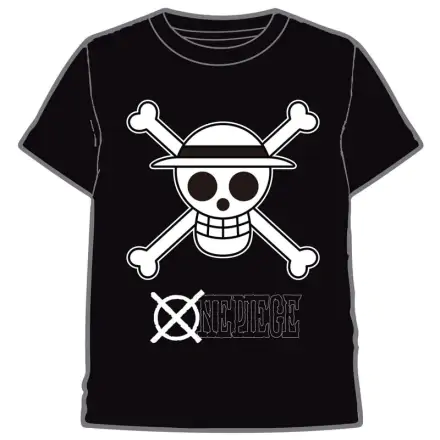 Tricou One Piece Skull Black & White poza produsului