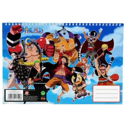 One Piece Team A/4 Spiral Sketchbook, 30 coli poza produsului