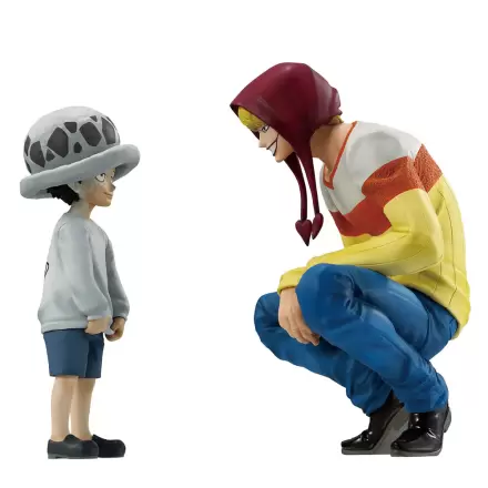 One Piece Legea Infrangibila Trafalgar Law & Corazon Figurine Ichibansho 11cm poza produsului