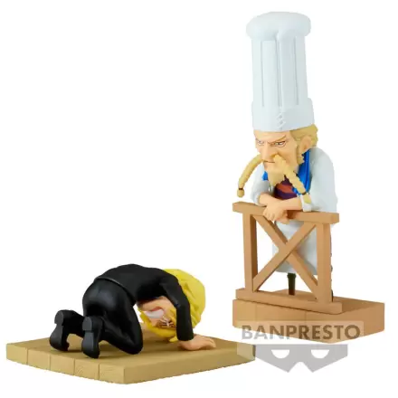 One Piece WCF Log Series Sanji & Zeff 2 figurină colecționabilă 8cm termékfotója