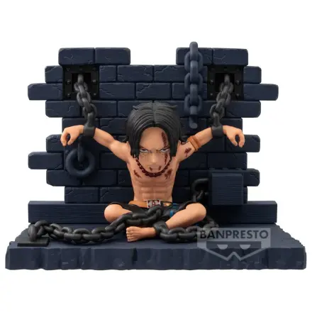One Piece WCF Log Stories Portgas D Ace Impeldown figura de 8 cm poza produsului