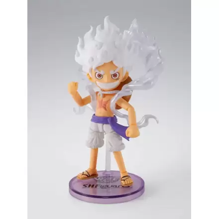 One Piece World Collactable Figurine x S.H. Figuarts figurina de actiune Monkey D. Luffy Gear 5 8 cm poza produsului