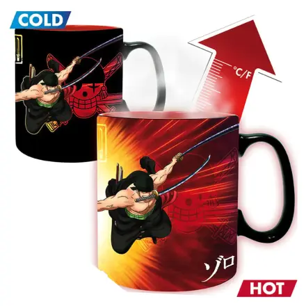 Cana schimba culoarea la caldura One Piece Zoro & Sanji 460ml poza produsului