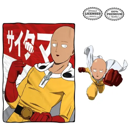 One Punch Man Saitama Patură poza produsului