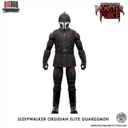 Figurină de acțiune Operation: Monster Force 1/12 Sleepwalker Obsidian Elite Guardsmen 15 cm poza produsului