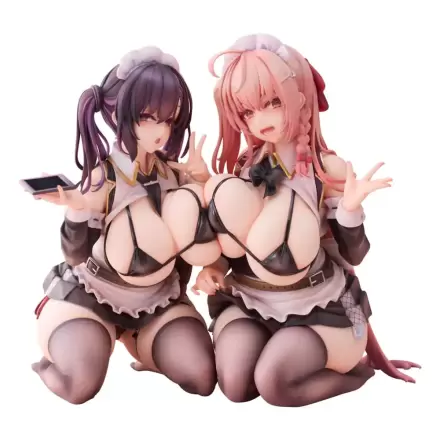 Statuete PVC Personaj Original 1/5 Set de 2 Koho Miya & Otsuhane Fuwari ilustrație de Ninoude 18 cm poza produsului