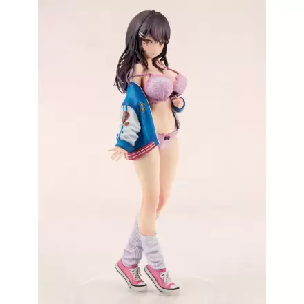 Original Character Statuie din PVC 1/6 Sukajan Jacket Kanojo wa Cool de Itai! Kyouka Kagura 27 cm poza produsului