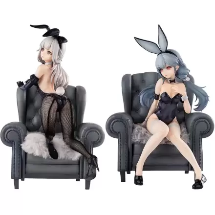 Figurină PVC Original Character SSR 1/7 Yi Ren Guan - House of Unhumans Jin Hua: Bunny Ver. + Qiao Er Combinatorial 23 cm termékfotója