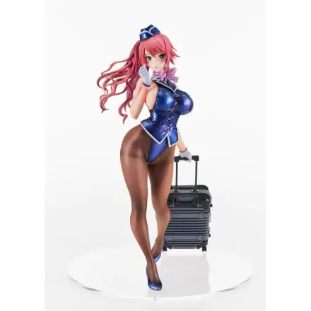 Statuie PVC Personaj Original Tight na Oshigoto Work 3: Însoțitoare de zbor Aya Saionji Antenna Shop Ediție Limitată 25 cm termékfotója