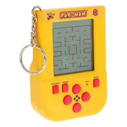 Breloc mini consolă retro portabilă joc video Pac-Man poza produsului