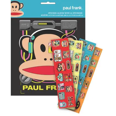Album cu stickere Paul Frank cu 50 de stickere poza produsului