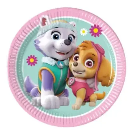 Paw Patrol Skye si Everest Farfurii din hartie 8 bucati 19.5 cm FSC poza produsului
