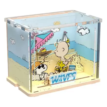 Peanuts Puremind DIY Miniscena de constructie Chilling at the Beach poza produsului