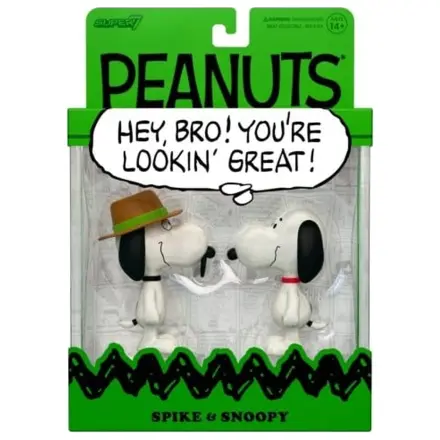Peanuts ReAction Action Figures 2-Pack Snoopy & Spike 10 cm poza produsului
