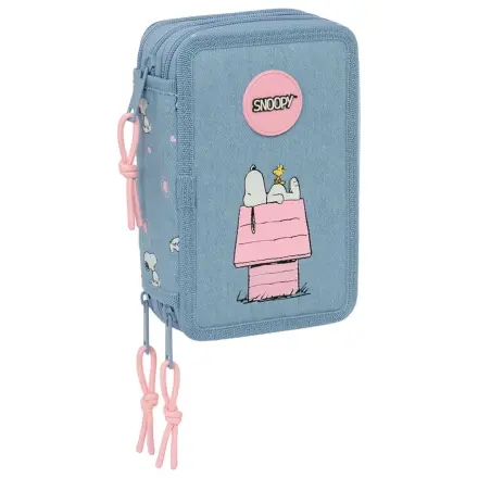 Peanuts Snoopy triple pencil case 37 bucati poza produsului