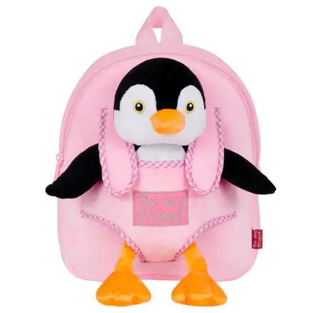 Peggie Penguin ghiozdan reversibil cu jucărie de pluș 27cm poza produsului