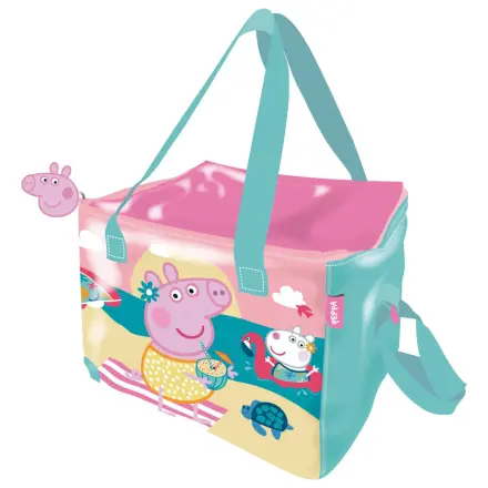 Peppa Pig Geanta termica de pranz pentru plaja, Geanta frigorifica 22.5 cm poza produsului