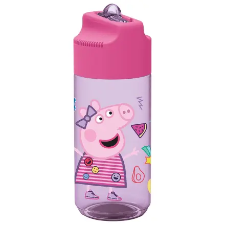 Peppa Pig Core Hydro sticla din plastic cu pai 430 ml poza produsului