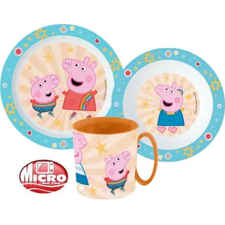 Peppa Pig set de vase, set din plastic pentru microunde poza produsului