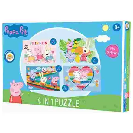 Peppa Pig Friends 4-în-1 Puzzle poza produsului